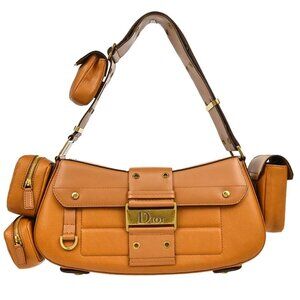 Christian Dior Brown Street Chic Columbus Shoulder Bag